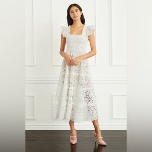 Hill House The Lace Ellie Nap Dress Collector’s Edition in White Lace M